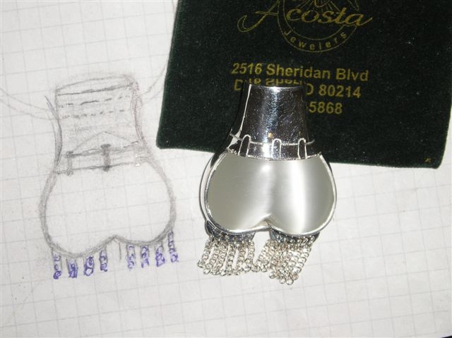 Silver Belt Buckle Custom Design